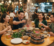 Bò Tơ Minh Đẹt: nên chọn bữa trưa hay bữa tối cho buổi gặp mặt?