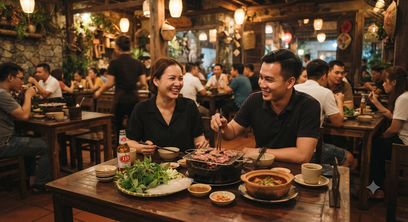 Tận hưởng trọn vẹn không khí thư thái và ấm cúng vào buổi tối