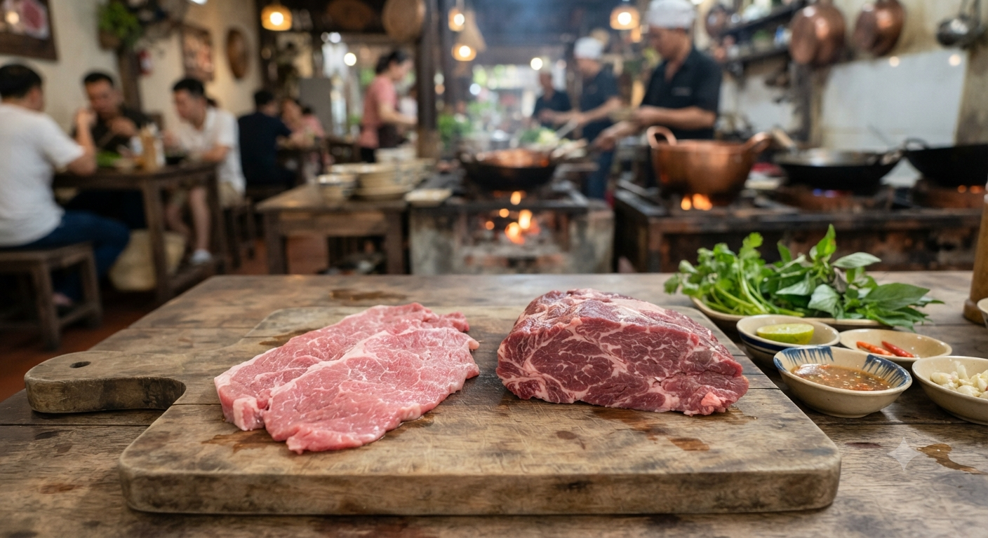Những Điểm Khác Biệt Giữa Thịt Bò Tơ và Bò Thường