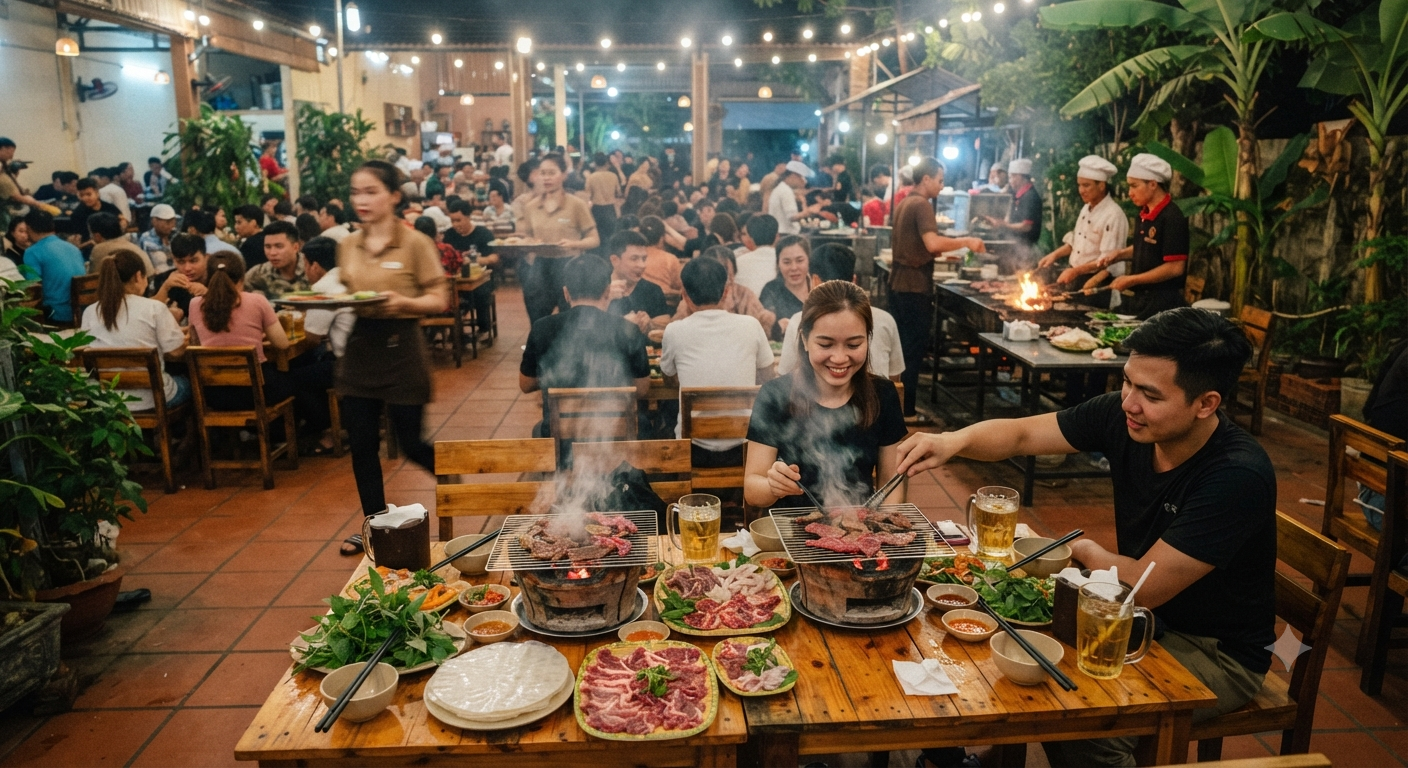 Bối cảnh không gian và nhịp sống tại Bò Tơ Minh Đẹt